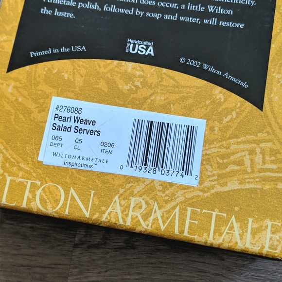 Wilton Armetale Salad Serving Set - Picture 3 of 5